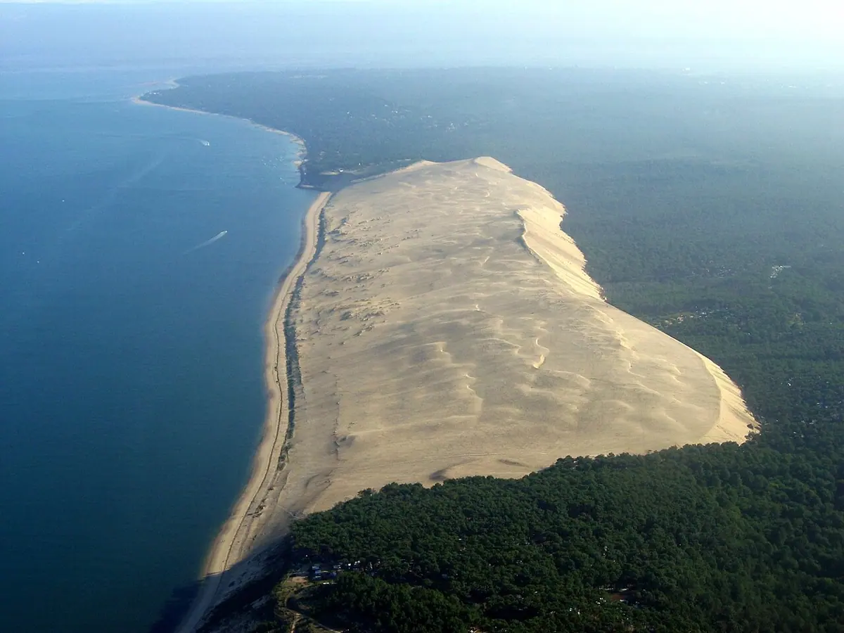 Dune du Pilat zwischen Atlantik und Kiefernwald