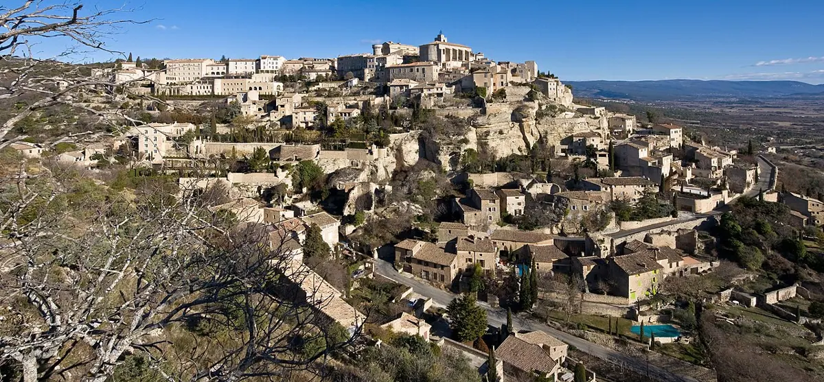 Panorama des provenzalischen Dorfes Gordes